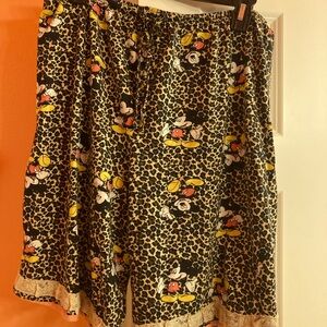 Disney Women's Leopard Print Sleep Shorts
